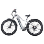 GOTRAX Tundra Electric Bike for Adults, 750W 48V 26" x 4" Fat Tire Adult Dirt Electric Bicycle, 20MPH All Terrain Electric Mountain Bike, Step over, Silver