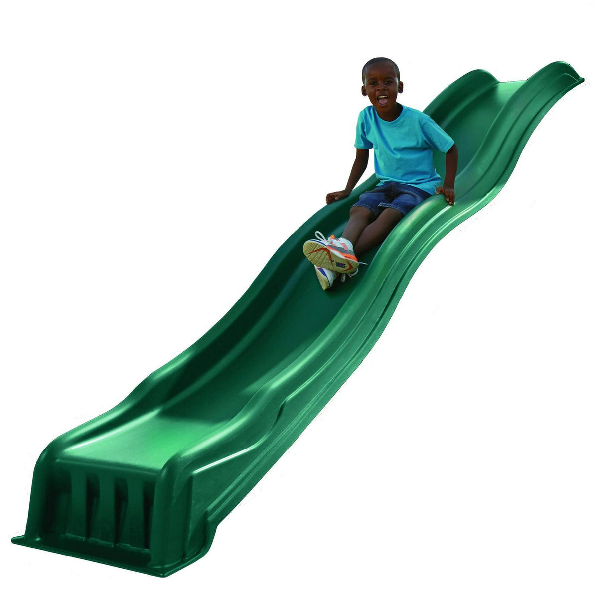 Swing-N-Slide 4 Foot Cool Wave Slide with Lifetime Warranty. Green