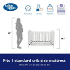 Baby Relax Adele 3-in-1 Convertible Crib. White