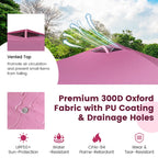 Gvn 10 x 10 ft Pink Pop up Outdoor Canopies, Waterproof