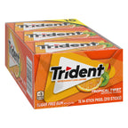 Trident Sugar Free Gum, Tropical Twist, 14-count, 15-pack