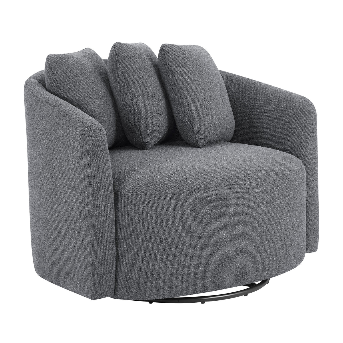 Beautiful Drew Accent Chair by Drew Barrymore, Cream Boucle