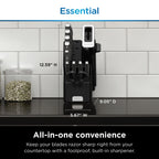 Ninja NeverDull Essential 12-Piece Stainless Steel Knife Set with Built-in Sharpener, K22012