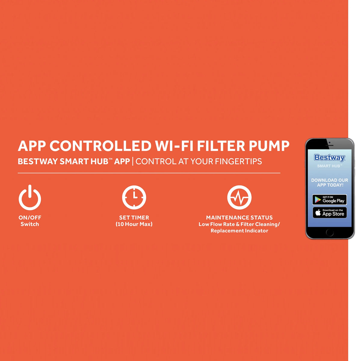 Flowclear 2000 Gal Smart Touch Wifi Above-Ground Pool Pump