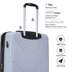 10 Piece Luggage Set Lightweight Suitcase Set with 7PCS Organizer Bags Suitcase with TSA Lock Spinner Wheels(Black)