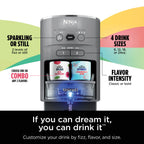 Ninja Thirsti Drink System Complete Still and Sparkling Customization Drink Kit with CO2 Canister, Flavors, and 48oz Reservoir