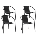 Gaildon Pack Medium Brown Rattan Indoor-Outdoor Restaurant Stack Chair | Versatile and Stylish Seating