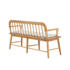 Better Homes & Gardens Windemere Solid Wood Bench, Natural Oak finish, by Dave & Jenny Marrs