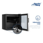 Arctic King 48-Can Stainless Steel Beverage Fridge & Cooler with Electrical Control, ARV48B1AST