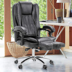 Hommow Massage Office Chair Ergonomic Computer Chair, High Back Executive 3D Chair,Black