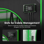 VIVOSUN GIY Smart Grow Tent System 2x2, WiFi-Integrated Grow Tent Kit, with Automate Ventilation and Circulation, Schedule Full Spectrum 100W LED Grow Light, and GrowHub E42A Controller