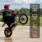 TUTTIO Soleil01 Electric Dirt Bike For Adults,48V 21Ah 200N.m,2000W Motor,Max 37Mph,Maximum Range 45 Miles,Dirt Bikes