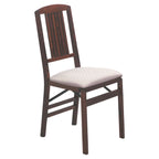 Hardwood Simple mission folding chair - Light Cherry wood