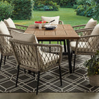 Better Homes & Gardens Kennedy Pointe Rectangular Outdoor Dining Table, 70" x 39"