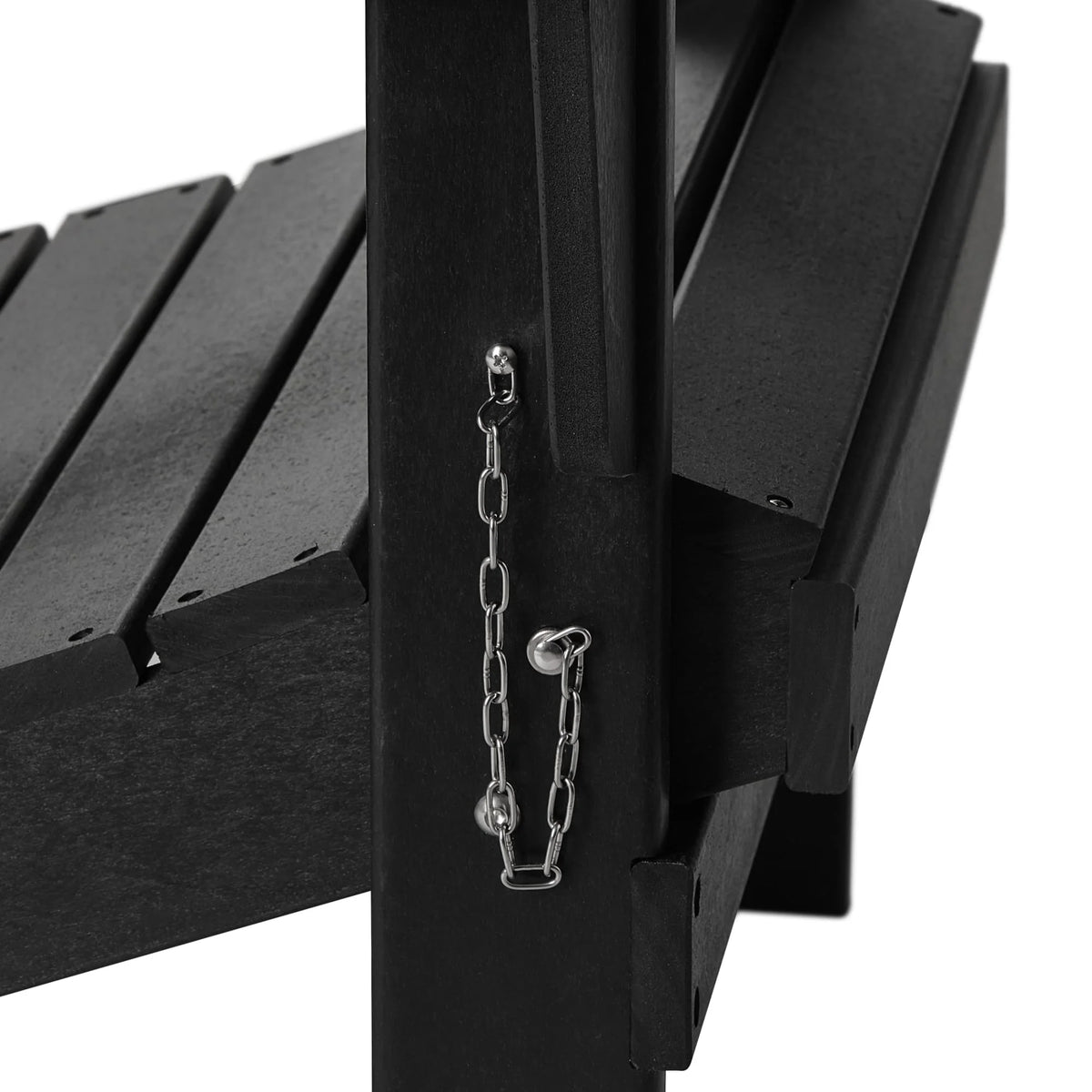 Westintrends Outdoor Folding HDPE Adirondack Chair, Patio Seat, Weather Resistant, Dark Brown
