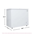 Frigidaire 10.3 Cu. ft. Chest Freezer, Garage Ready, EFRF1005, White