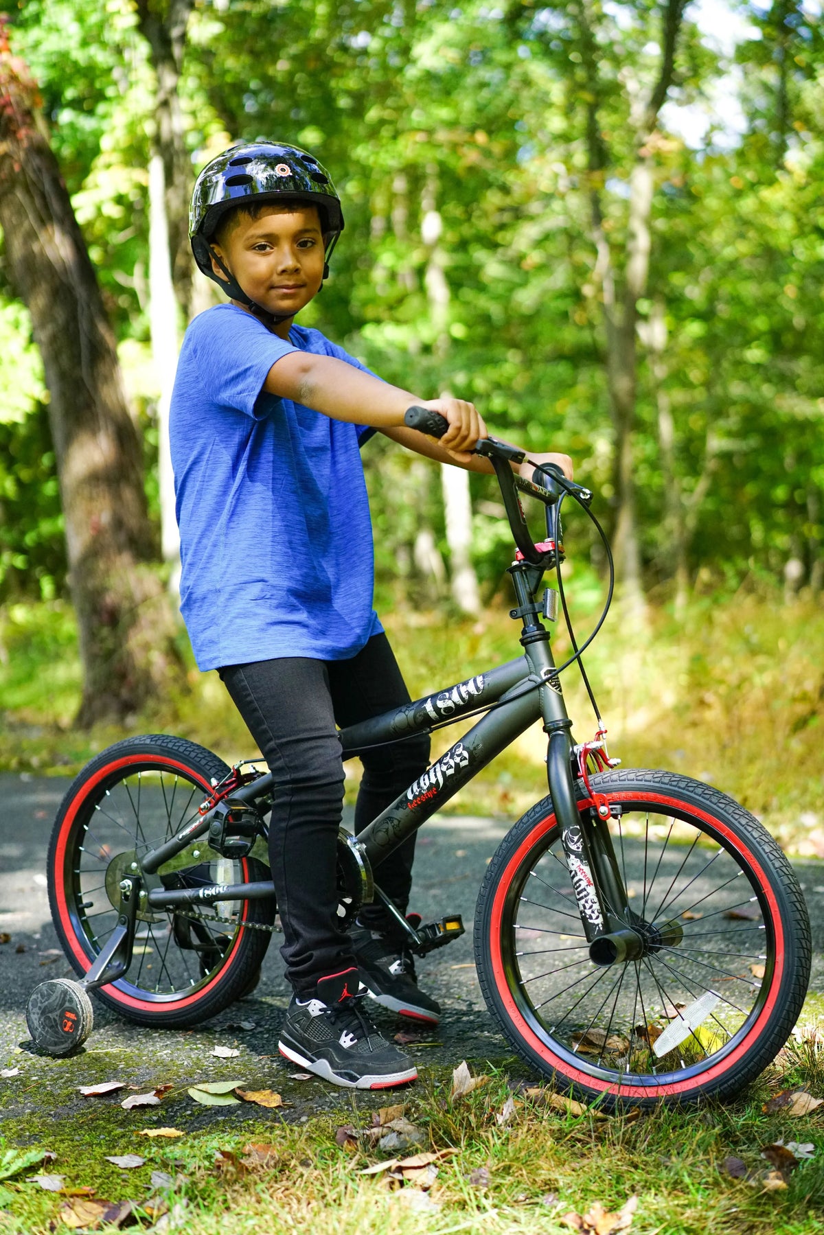18" Kent Bicycle Abyss Freestyle BMX Bicycle, Fits Riders 3'2"-4'2", Gray, Child, Unisex