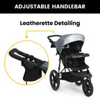 Jeep TurboGlyde Jogging Stroller by Delta Children, Black