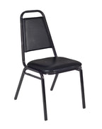 Regency Restaurant Stack Chairs,Black,PK40 8029BK40PK