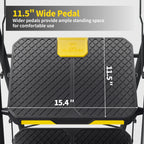 KK KINGRACK 6 Step Ladder, Metal Ladder with Tool Platform&Handrails, 800 lbs Capacity, Black