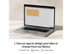 Cricut Joy Xtra Die-Cutting Machine Sticker Edition Bundle, White- New Walmart Exclusive
