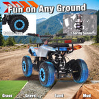 ATV for Kids, 36 Volt Ride on Toys, 500w Motor Quad Bike for Big Kids, Power Car Wheel with Metal Frame, Speed Control, Suspension, Black