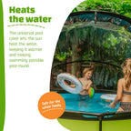 EXIT Toys UV Resistant Pool Covers, PVC Transparent, 104" x 104" x 55"