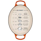 Le Creuset Enameled Cast Iron Signature Oval Dutch Oven, 5 qt. , Cerise