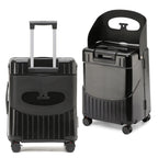 22 Inch TSA Lock Luggage with for Kids& Adult,Check in Lockable Spinner Wheels Free Luggage Cover and Safety Seatbelt Travel Suitcase