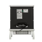 ClassicFlame 17.5"W Infrared Quartz Electric Stove Heater, Insignia Blue