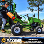 Massimo Mini Tractor 110cc 2WD Gas Go Kart �C Kids & Youth Ride-On Utility Vehicle �C Green