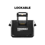 ToughBuilt Portable 2-in-1 Rolling Tool Box with Wheels & Stackable Design