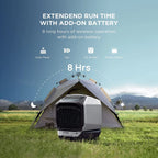 EF EcoFlow WAVE 3 Portable Air Conditioner with Add-on Battery, 1800W/6100 BTU Cooling and 2000W/6800 BTU Heating, 1000W Fast Charging in 75 mins, 8H Wireless Running, APP Control, for camping, RVs