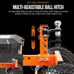 SuperHandy Super Duty Electric Trailer Dolly - 3,600 lbs Towing Capacity & 600 lbs Tongue Weight, Self-Propelled Trailer Mover