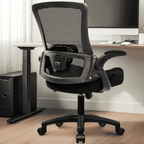 NEO CHAIR Ergonomic Office Chair, Adjustable High Back Mesh Desk Chair with Flip-up Arms, Black
