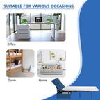 Costway Modern Solid Wood Folding Beds with Ottoman, Grey