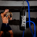 Everlast Single Station Heavy-Duty Punching Bag Stand, Powder-Coated Steel, 100 lb Capacity, Black