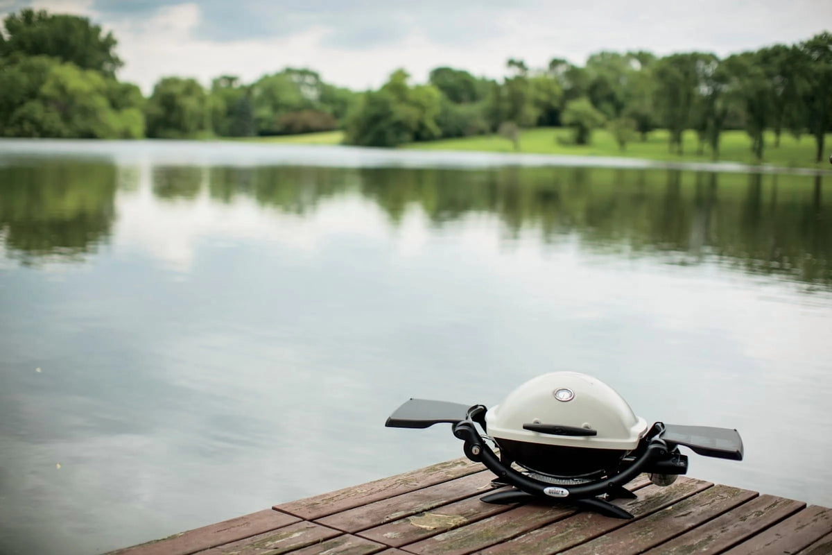Weber Q1200 1-Burner Titanium Gas Grill