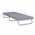 Linon Home Decor FDB533FLDAS 12.20 x 31.50 x 74.80 in. Doxon Folding Bed