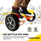 SWAGTRON Swagboard Outlaw Off-Road T6 - Handles Over 420 LBS. Up to 12 MPH. 10″ Rugged Tires