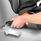 Chicco KidFit Zip Plus 2-in-1 Belt Positioning Booster Car Seat - Taurus (Black/Grey). New