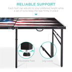 Best Choice Products 6x3ft Portable Ping Pong Table Game Set, Folding Table Tennis w/ 2 Paddles, Balls - Blue