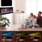 Vitesse Electric Fireplace 50 in 1500 W