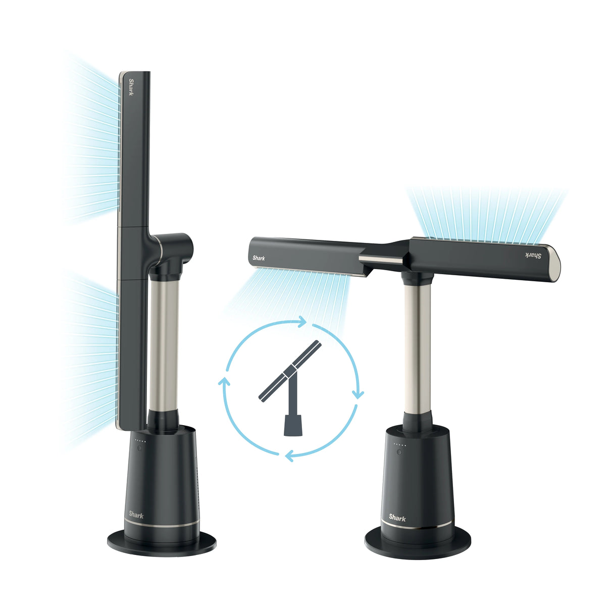 Shark TurboBlade Fan XL �� Ultra-Customizable Bladeless Tower, Pivots, Twists, Oscillates 180��, TF200, Charcoal