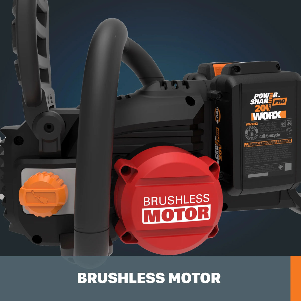 Worx Nitro WG385 40V Power Share PRO 16" Cordless Chainsaw with Brushless Motor