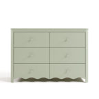 Storkcraft Casablanca 6 Drawer Nursery Dresser, Sage