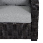 Better Homes & Gardens Bellamy  2-Pack Outdoor Wicker Club Lounge Patio Chairs, Dark Brown