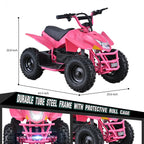 Aoemoe 500W Ride-On Racer �C 15mph Speed, 36V Battery, 45�C60 Min Play, Blue