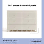 Storkcraft Casablanca 6 Drawer Nursery Dresser, Sage