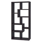 Coaster Company Interlocking 8 Shelf Wood White Bookcase for Home
